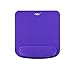NEX Mouse Pad Wrist Rest Pad Comfortably Made of Memory Foam for Surfing and Gaming (Purple)