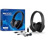 Sony PlayStation Gold Wireless Headset 7.1 Surround Sound PS4 New Version 2018