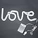 YiiY Neon Light Signs Pink Love Decor Light,Wall Decor for Chistmas,Kids Room,Wedding Party Decor, Bedroom, Pub,Valentine's Day