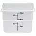 Cambro 12SFSCW135 Cambro Square Container 12 Quart Capacity, Clear primary