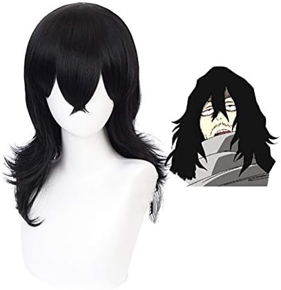 Tagaremuser Shouta Aizawa Cosplay Wigs My Hero Academia Costume Play Wigs Halloween Anime Cosplay Wigs