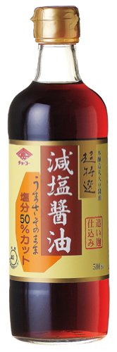 チョーコー 超特選 減塩醤油 500ml 瓶商品画像
