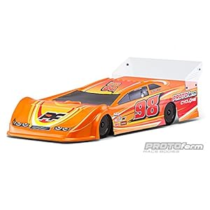PROLINE 123421 Cyclone 9.5 Clear Body Dirt Oval Late Model