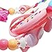 Unicorn Donut Cookies Silicone Teether Pacifier Clip Set Non Toxic(Pink)