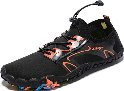 Ebu GoGo Mens Womens Water Shoes Quick Dry Barefoot for Swim Diving Surf Aqua Sports Pool Beach Walking Yoga