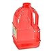 Geo Sports Bottles 1 Gallon BPA Free Reusable Leakproof Wide Mouth Sports Water Jug Bottle with Handle and 48mm Screw Cap (Red)