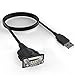 MoMoCity USB 2.0 to RS232 DB9 Serial Male Adapter Converter Cable Supports Windows 10/8/7/Vista/XP/2000/98 and Mac, 3.5 feet