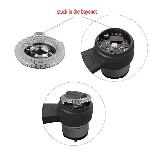 O'woda 4 Sets LED Light Cover Protection Cap Lamp Replacement Shell for DJI Spark Spare Part (LED Light Cover)