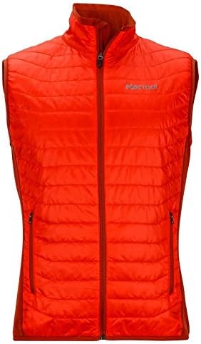 doudoune sans manche orange homme