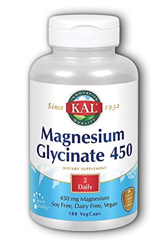 Magnesium Glycinate 450 Kal 180 VCaps