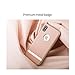 Moshi Vesta for iPhone Xs Case/iPhone X Case, Slim Protective Cover with Twill Pattern & Metallized Frame, Hybrid Construction Covere for iPhone Xs/X, Blossom Pink