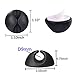 Adywe 20 Pack Desktop tough adhesive Cable Clips Holders, One Channel Cord Management System for Your Wires, Desktop Cable Organizers & Computer, Electrical, Charging or Mouse, usb cord (Black)