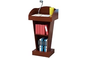 Wooden Podium Stand,Stand-Up Speaking Lectern & Podium, Wood Podium for Church,Portable Podium Stand Church Podium Stand with