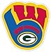 Wisconsin Fan Packers Brewers Badgers Sport Combo Logo 4