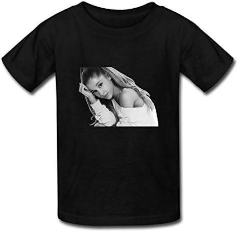 Ariana Grande 2016 World Tour Poster Printed T-Shirt for Big Boys' Girls' M