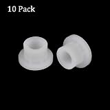 Kozelo 10pcs Nylon Flanged Sleeve Bearings 6.5mm Bore x 9.5mm OD x 7.9mm L White view 4