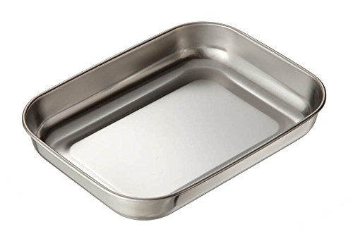 UchiCook 3-Piece Breading Trays, Silver
