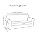 Turquoize 2 Piece Couch Covers High Stretch Sofa Cover Protector Couch Soft with Elastic Bottom Knitted Jacquard, High Stretch Form Fit Slip Resistant Furniture Protector Sofa 3 Seater(Sofa, Taupe)