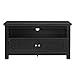 Walker Edison Simple Rustic Wood TV Stand for TV's up to 48