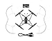 Parrot Airborne Cargo MiniDrone - Mars (White)