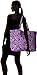 Vera Bradley Women's Cotton Grand Tote Bag, Lilac Paisley, One Size