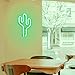 COOBONS Cactus Neon Signs, LED Neon Signs for Wall Decor, Led Safety Art Wall Decoration Lights Neon Lights Night Table Lamp with Battery Powered/USB for Baby Room, Home, Best Gift for Children ...