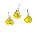Hershey's Kisses Yellow Foils, Milk Chocolate Candy Bulk, 2 lbs