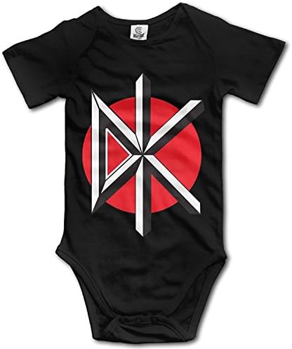 EdwinLiop Baby Girls' Boy's Dead Kennedys American Hardcore Punk Band Romper Short-Sleeve Bodysuits Baby Onesie