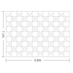 Biubee 108 Pcs Clear Jigsaw Puzzle- Practically