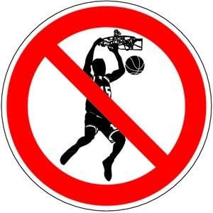 no dunking
