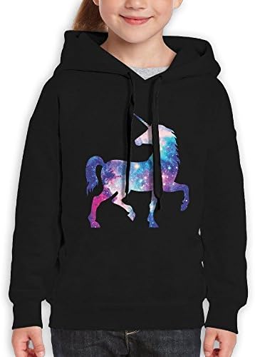 Yunandaj 1Galaxy Unicorn Teenagers Hoodie S