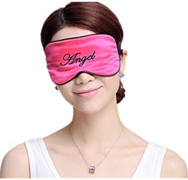 Comfortable Silk Sleeping Eye Mask with Adjustable Head Strap to Fit All Size Soft Eyeshade Sleep Mask for Air Travel Blocks the Light or Peaceful Night Rest