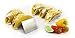 Nature’s Kitchen 2 Pack Taco Holder Stand for Hard and Soft Shell Tacos, Hold up to 3 Tacos Each, Stainless Steel Rack