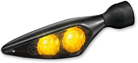 Motorcycle LED indicator micro Rhombus Dark FR/RL Kellermann black