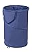 Internet's Best Circle Pop Up Laundry Hamper | Collapsible Laundry Bag with Mesh Drawstring Lid | Carry Handles | Dirty Laundry Sorter Basket | Blue