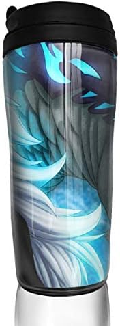 William D Oliver Fairy Tail-Acnologia 12Ounce(350ml) Food Grade ABS Anime Thermos Coffee Cup with Sealed Lid Coffee Mug Tea Cup