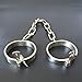 HIZZEEN Fetish Stainless Steel Bracelet Ankle Cuff A Pair of Restraint Gear for Unisex Bondage Play Adult Sex Toys,Femalemodelsthumb 4