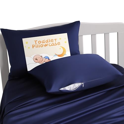 NTBAY Toddler Satin Pillowcases Zipper
