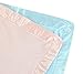 berry bebe Large Baby Blanket, Pink, Soft Plush Mink with Satin Trim Perfect Baby Gift for Baby Girl
