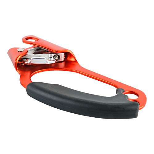 Yaesport Climbing Left Hand Ascender Rock Climbing Tree Arborist Rappelling Gear Equipment Rope Clamp for 8~12MM Rope