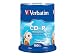 Verbatim CD-R 700MB 80 Minute 52x Recordable Disc with Blank White Surface - 100 Pack Spindle primary