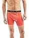 Bolter Men's Cotton Spandex All Day Boxer Briefs 5-Pack (Large, Brights)