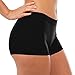 Victoria Women's Seamless Spandex Boyshort Underskirt Pant Short Leggings, Black, SM