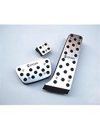 Ushopkins   Cubierta de pedal de freno de gas antideslizante para coche, sin perforación, para Toyota