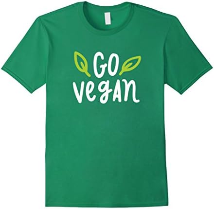 Mens Go Vegan T Shirt 3XL Kelly Green