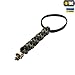 M-Tac Helix Paracord Tactical Knife Lanyard with Skull Bead (Olive)
