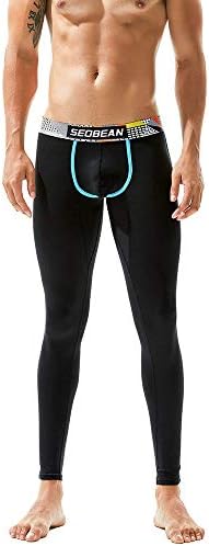 Clearence Men's Pants KpopBaby Cotton Breathable Sports Leggings Thermal Long Johns Underwear Gym Pants
