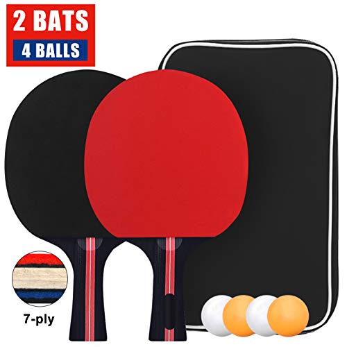 Set Ping Pong Completo Con 2 Racchette E 4 Palline - Ideale Per Indoor E Outdoor, Borsa Inclusa - Foto 9