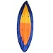RONGT Kayak Canoe Storage Cover, Waterproof and Dust-Proof UV Sunblock Shield Protector for (3.1m-3.5m/10ft-11.5ft) Fishing Boat/Kayak/Canoe(Blue, 4m/13ft)