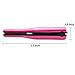 2 IN 1 Wireless Mini Hair Straightener Portable Ceramic Flat Iron USB Rechargeable Curler, Fix Styling Quick, Good for Travel(Rose red)